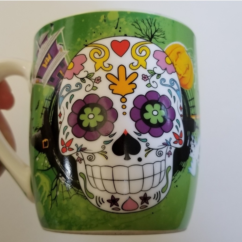 Colorful Sugar Skull Mug
